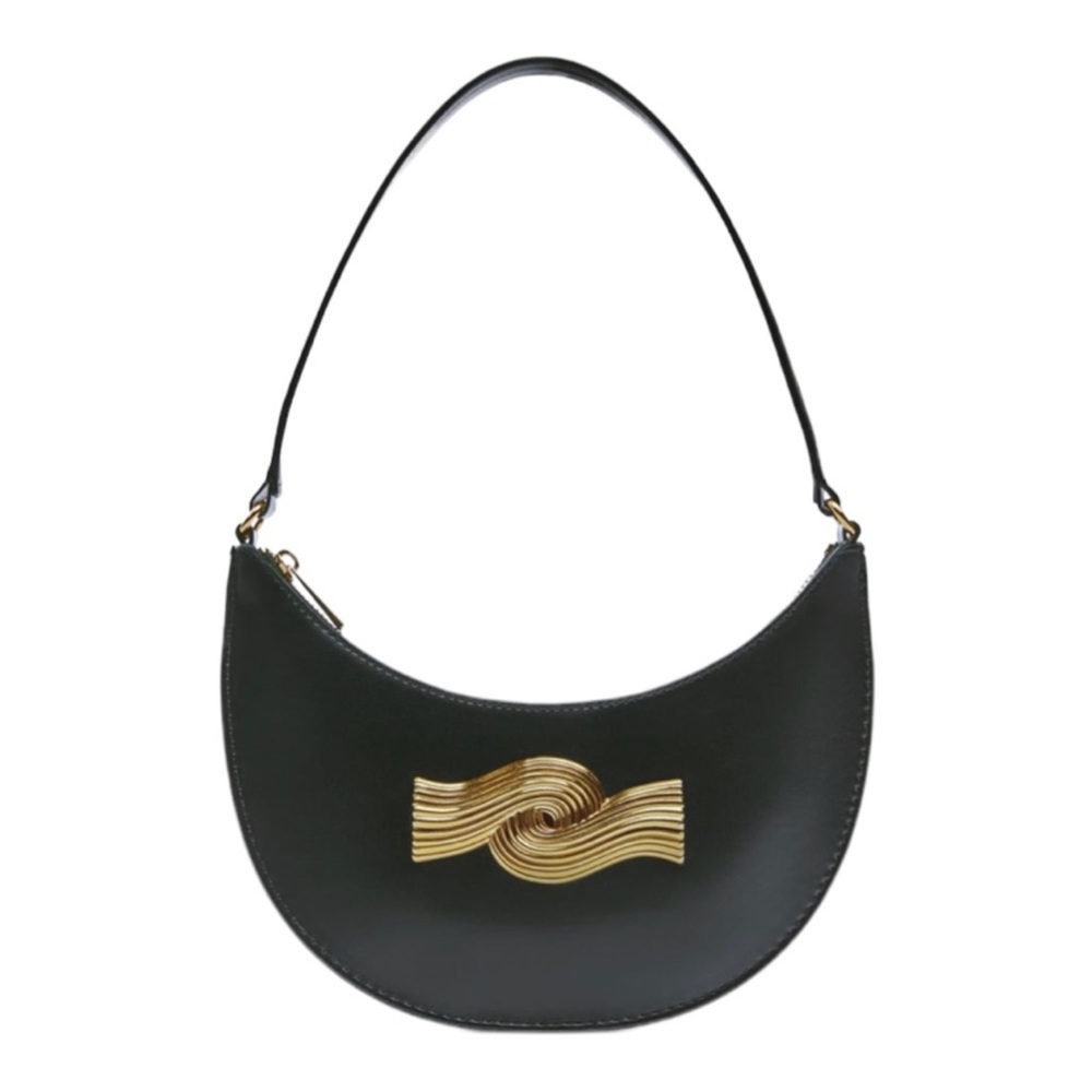 ZARA Metal Trim Shoulder Bag